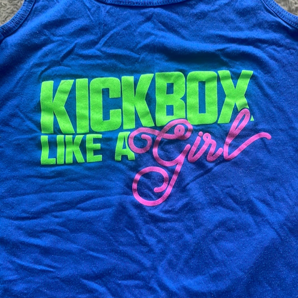 ILoveKickboxing Kickbox Like A Girl Tank Top